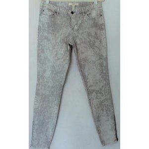 FOREVER 21 LOW RISE SKINNY JEANS GRAY ACID WASH SZ 30 NWT ANKLE ZIP